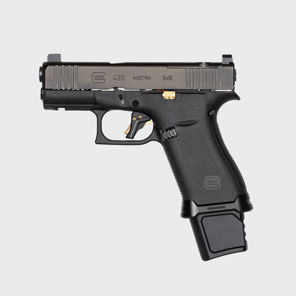 Glock 43X Magwell | Flared Aluminum Glock 48 Magwell | Tyrant CNC