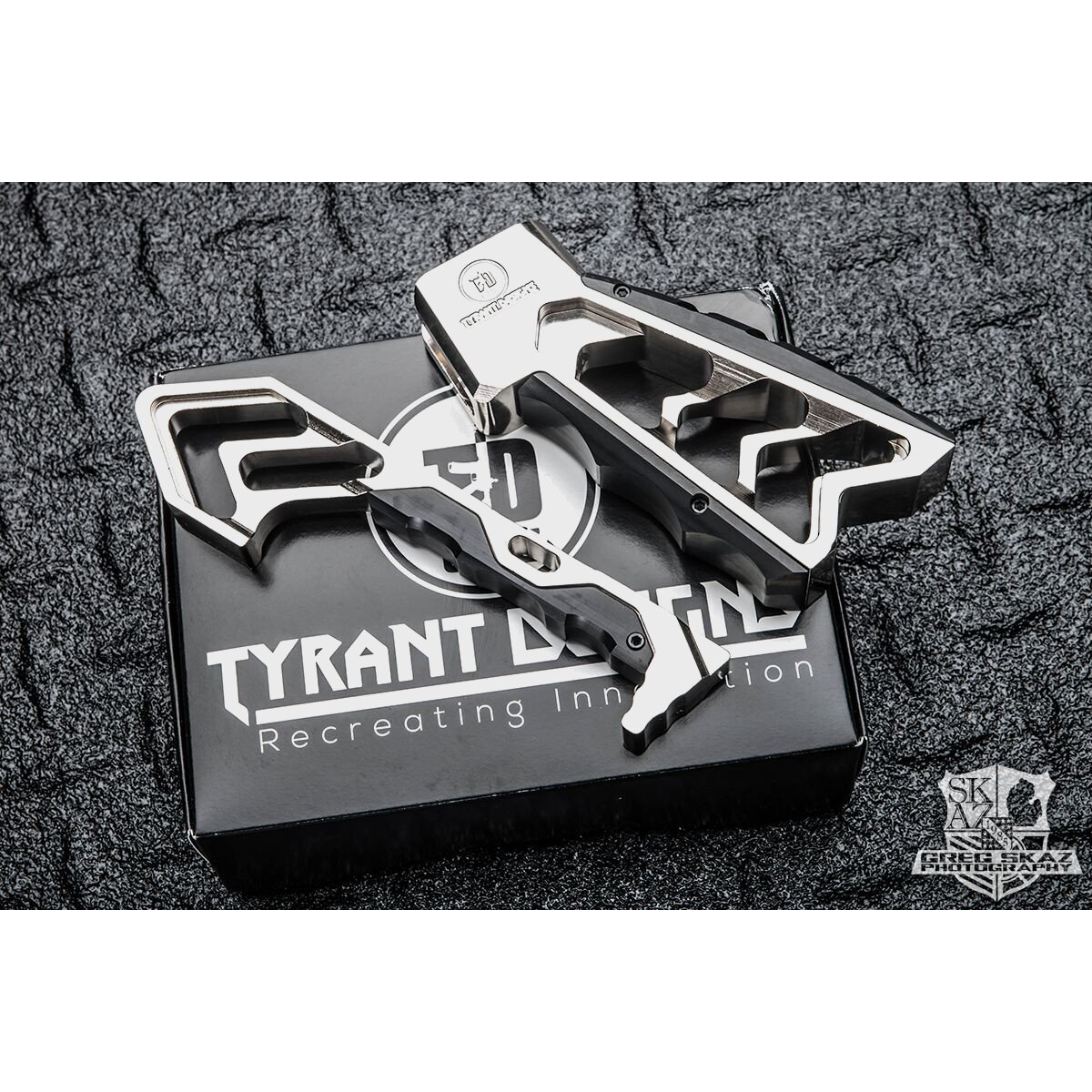 AR‑15 Mod Grip and Foregrip Combo – Nickel Finish | Tyrant CNC
