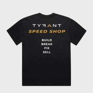 TYRANT SPEED SHOP Heavy Faded Tee