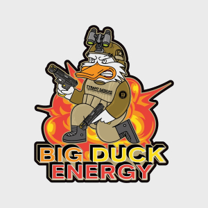 B.D.E. Duck Sticker