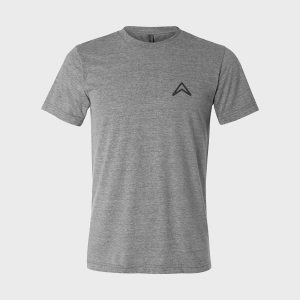 TYRANT CNC SHORT SLEEVE LOGO TEE - STORM GREY 