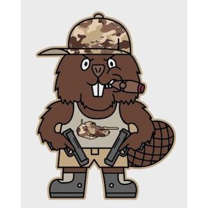 Urban Oppfitters Casual Beaver Sticker
