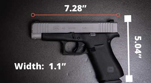 Glock 43 Dimensions